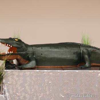 Krokodil tálaló hossza: 3 méter Krokodil tálaló hossza: 3 méter